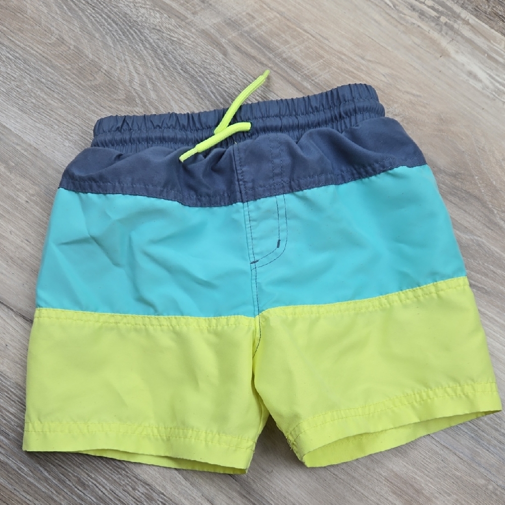 3T Swim Trunks Swim Suit Yellow Mint Green Blue